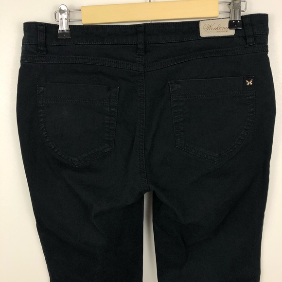 Weekend MaxMara Slim Stretch Chino Trousers  W11 - Picture 8 of 10